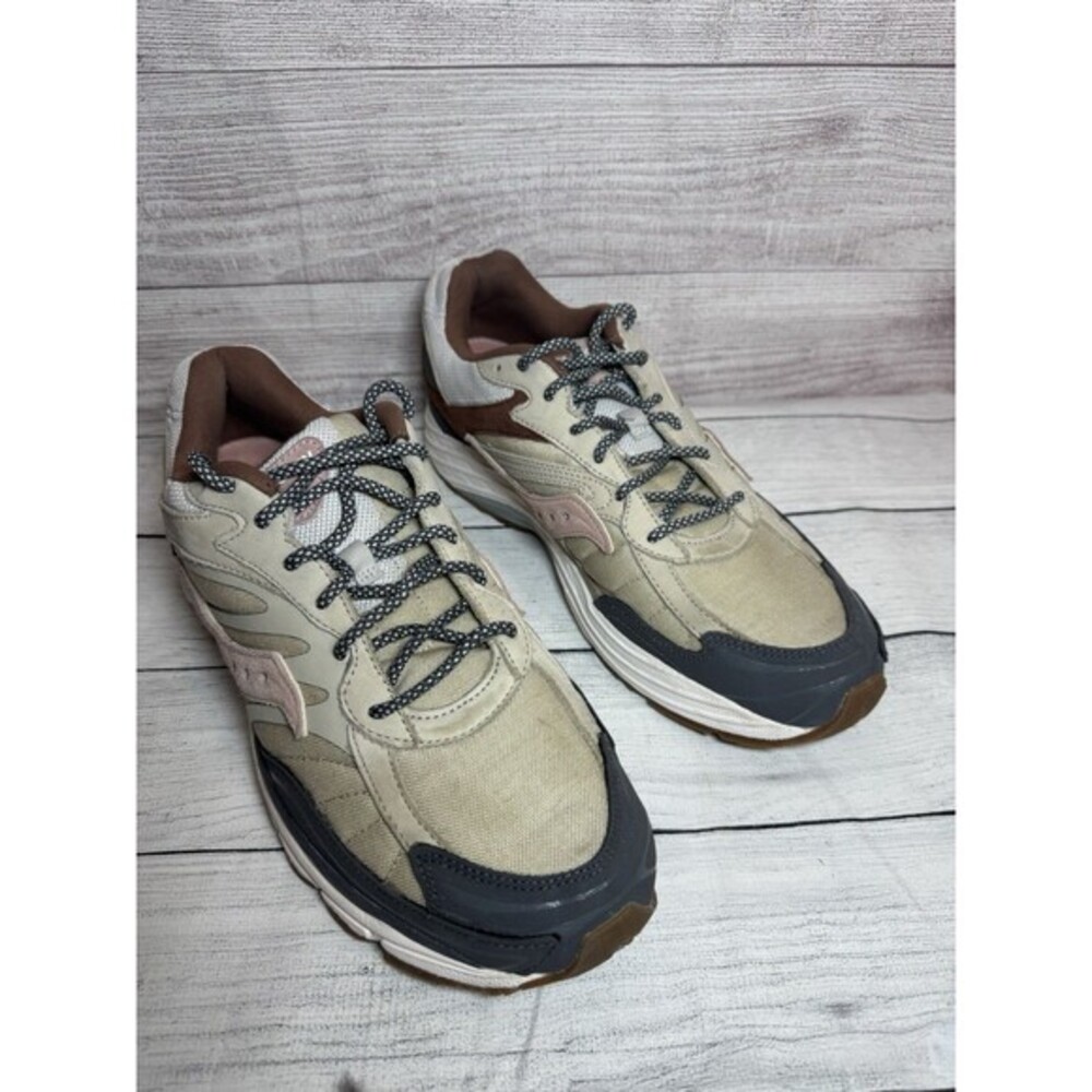 Saucony SNEAKERS PROGRID Ommi  9 S70807-1 TAN GRAY BROWN  Men’s Size 12